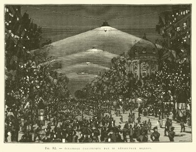 Elektrische Beleuchtung durch den Million-Reflektor von French School